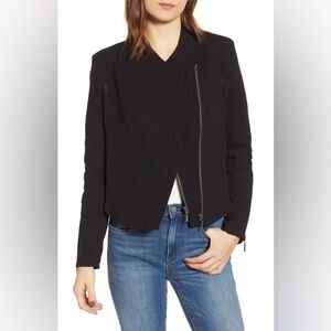 BLANKNYC Mesh Detail Crepe Jacket Sin City Cropped Sz XS